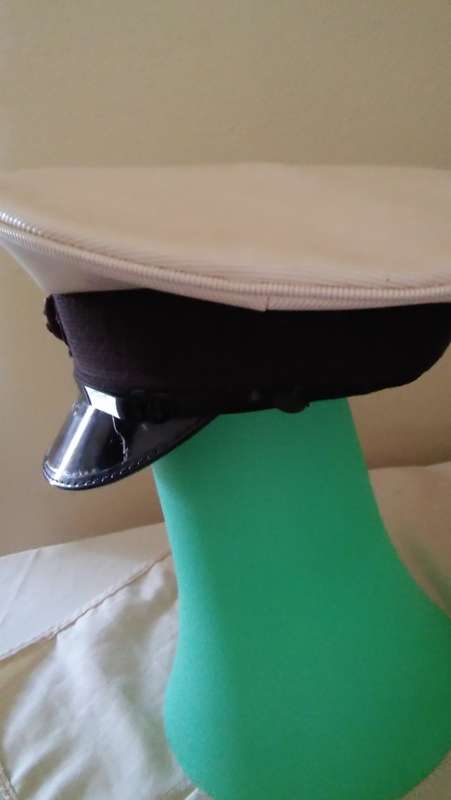 OLD S.A. NAVY CAP  WITH OLD BADGE