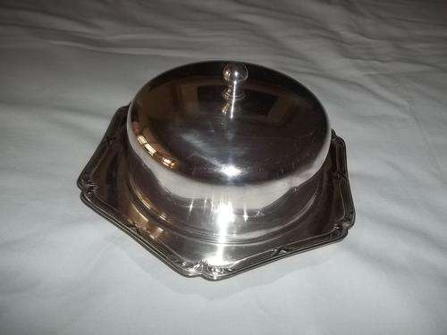 Silver Plated Butter Dish