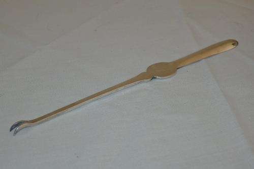 A RARE ANTIQUE (1853 TO 1925) AITKEN BROTHERS OF ENGLAND (HALLMARKED) SILVER PLATED LOBSTER FORK