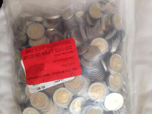 Mandela Sealed Bag R5 (400 coins) 2008