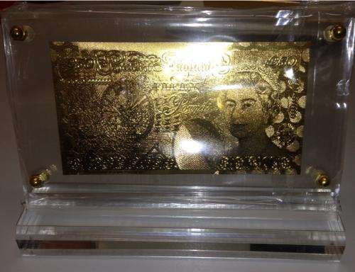 50 Pound Gold Note (24k 999.9)