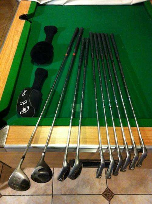 AMAZING 12 PIECE GOLF SET!! BIG MOMMA SPALDING!! WITH BAG!! R1 NO RESERVE!!!