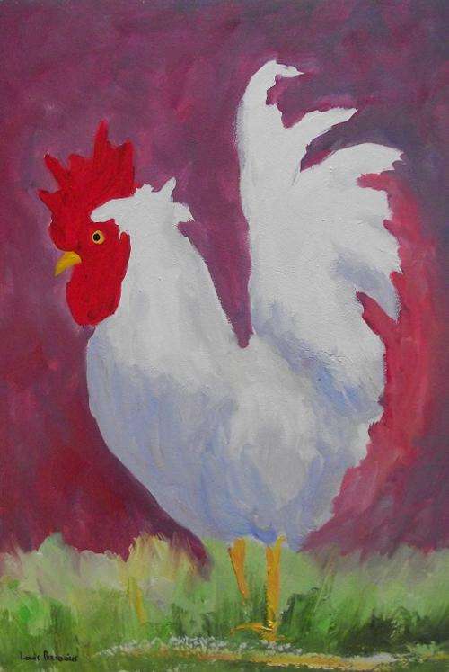 AN ORIGINAL LOUIS PRETORIUS:"As white as snow" (600mm x 400mm)