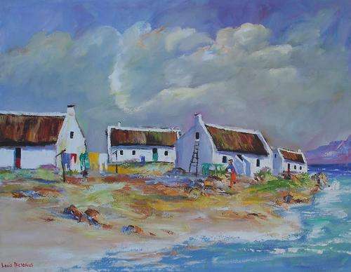 AN ORIGINAL LOUIS PRETORIUS:"Green table" (800mm x 600mm x 20mm)