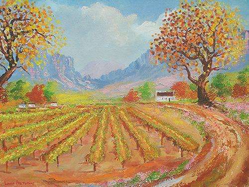 AN ORIGINAL LOUIS PRETORIUS:"OAKDALE" (580mm x 420mm )