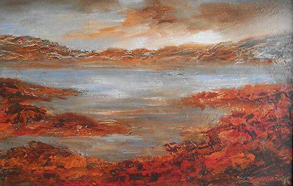 AN ORIGINAL LOUIS PRETORIUS:" Rustic Landscape"