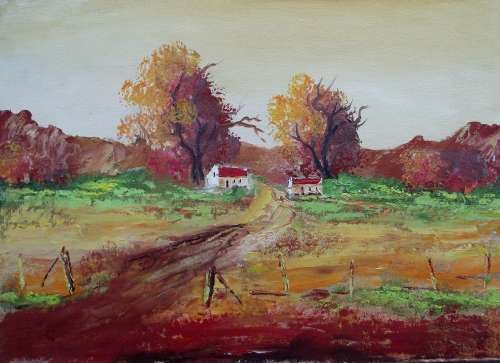 AUTUMN TREES ( 420mm x 290mm)