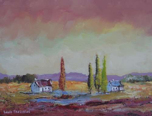 THE WATER IS A BLESSING: OIL ON STRETCHED CANVAS: 400mm x 300mm x 20mm