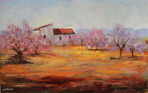 LOUIS PRETORIUS   >>   BLOSSOMS (830mm x 525mm)