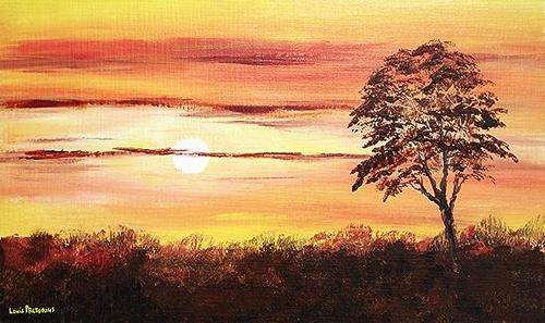 SUNSET TREE
