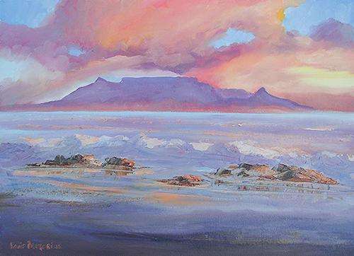 Table Mountain (An original oil painting by Louis Pretorius)