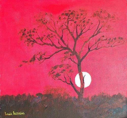 Setting sun