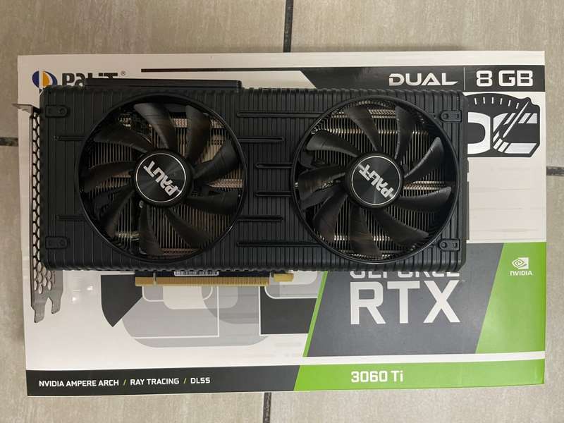 Palit GeForce RTX 3060 Ti Dual 8GB GDDR6 256-bit PCI-E 4.0 Graphics Card `BLACK FRIDAY DEAL REDUCED`