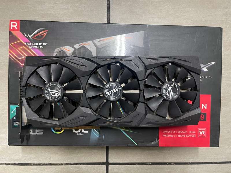 Asus Radeon ROG STRIX RX580-O8G-GAMING OC Edition RX 580 8GB GDDR5 256-bit PCI-E 3.0 Desktop Graphic