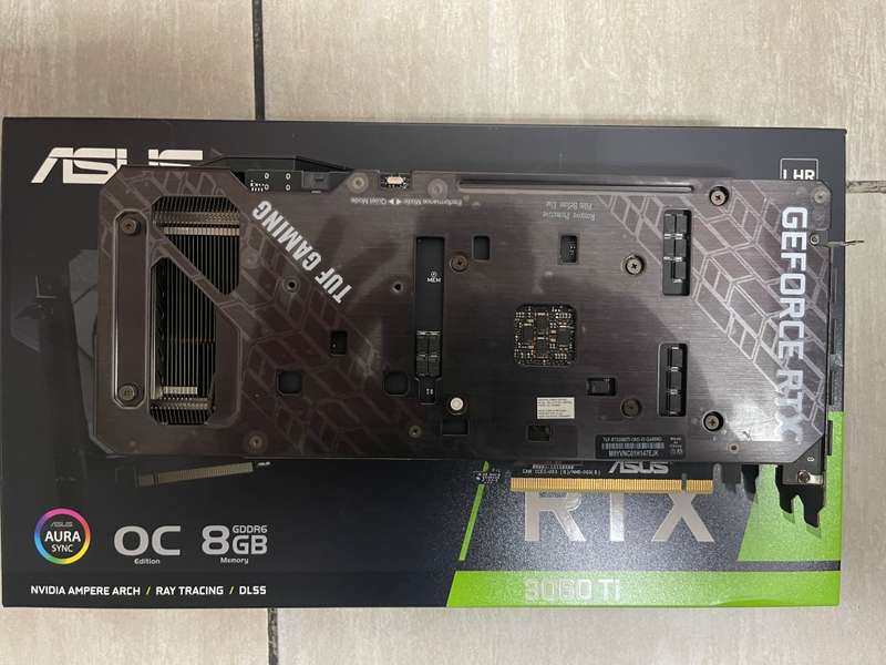 Asus GeForce RTX 3060 Ti TUF Gaming OC  8GB GDDR6 256-bit PCI-E 4.0 with WARRANTY