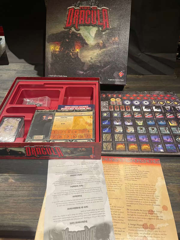 Fury of Dracula (Second Edition) (2005) Board Game (Contents Sealed and Unpunched)