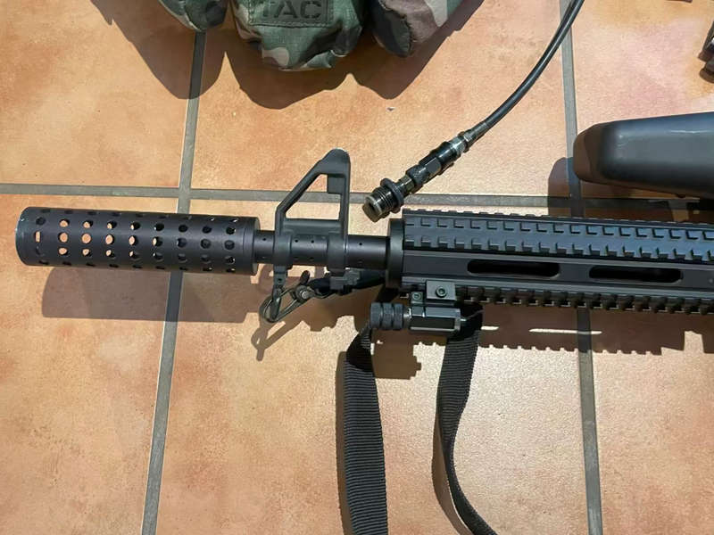 Tipmann  X7 Phenom Military Style Upgrades, Auto Fire Paintball Gun (Used once)