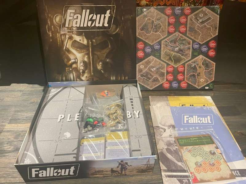 Fallout (2017) Board Game (Contents Sealed and Unpunched)