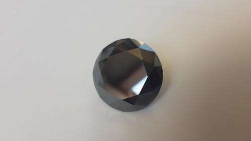 R1 NO RESERVE HUGE 51.82 Ct BLACK MOISSANITE DIAMOND ( BRILLIANT ROUND CUT )