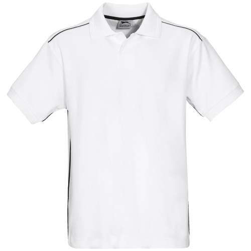 Mens Backhand Golf Shirt  White (Slazenger) 4XL