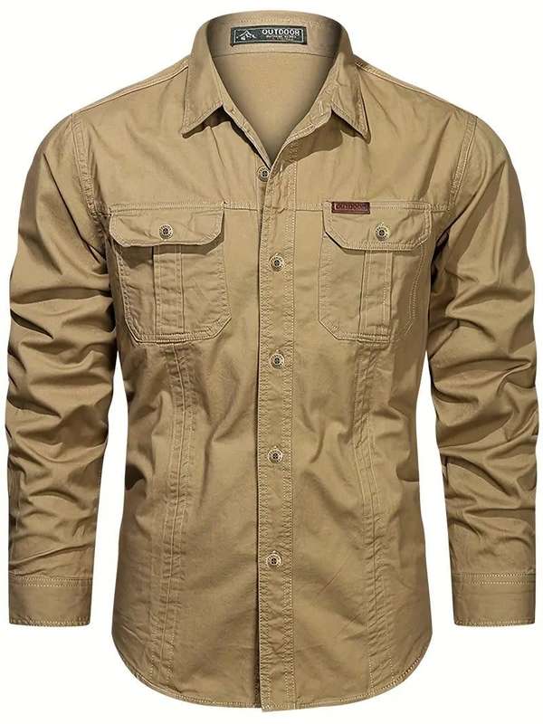 Outdoor Khaki Shirt Size: 3XL