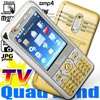 TV + FM 4-Band 2-Sim Standby Camera Mobile Phone
