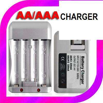 AA and AAA Charger for Rechargeable Batteries