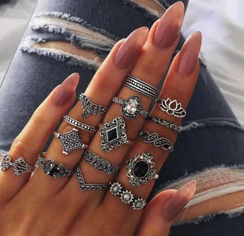 15 Piece Boho Ring Set