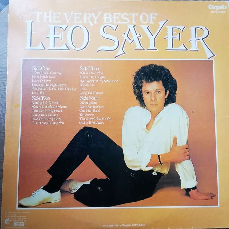 LEO SAYER - THE VERY BEST OF - 1981 DOUBLE LP