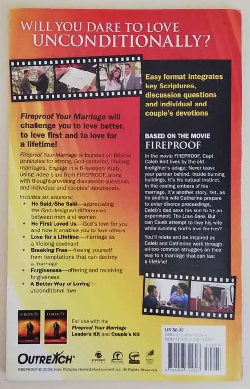 FIREPROOF YOUR MARRIAGE - BOOK