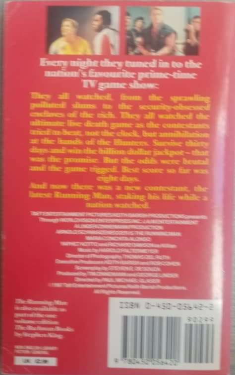 STEPHEN KING - THE RUNNING MAN - PAPERBACK
