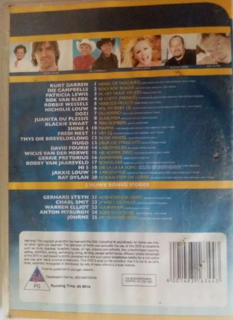 25 GUNSTELING AFRIKAANSE MUSIEKVIDEOS -DVD