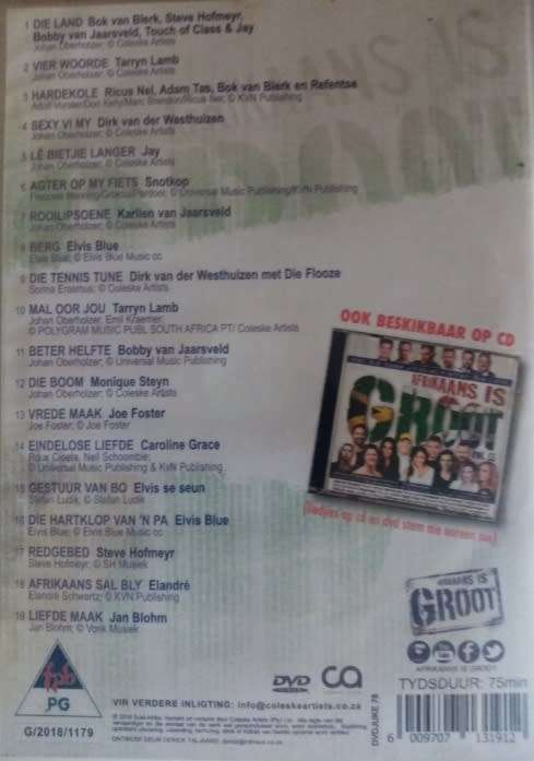 AFRIKAANS IS GROOT VOL. 11 - DVD