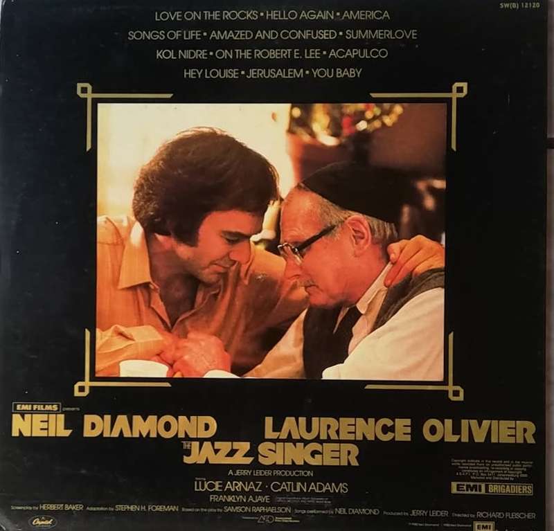 NEIL DIAMOND - THE JAZZ SINGER - VINYL LP
