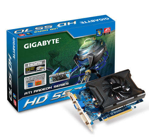 Gigabyte ATI Raedon HD 5770 OC 1GB - GV-R5570-1GI