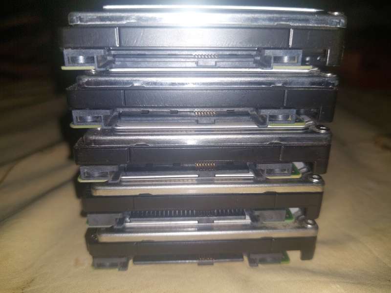 Server Harddrives One Bid For All (Untested - Please Check Images And Description)