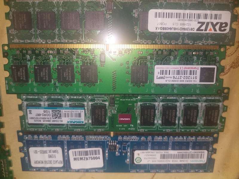 Assorted RAM & CPU`s (Untested - Please Check Images & Descriptions)