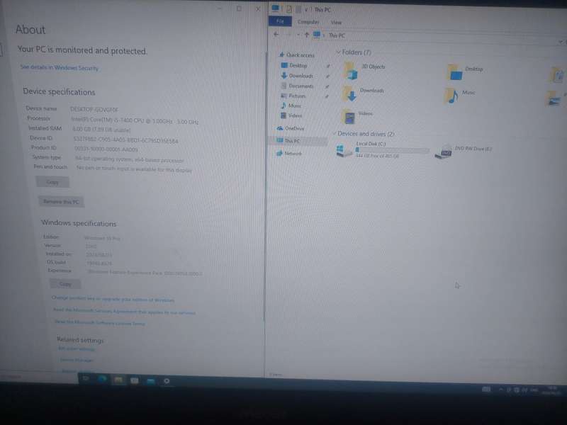 Mecer i5-7400 All In One Pc