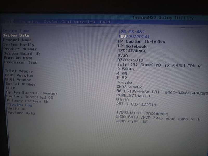 HP Laptop i5-7200U