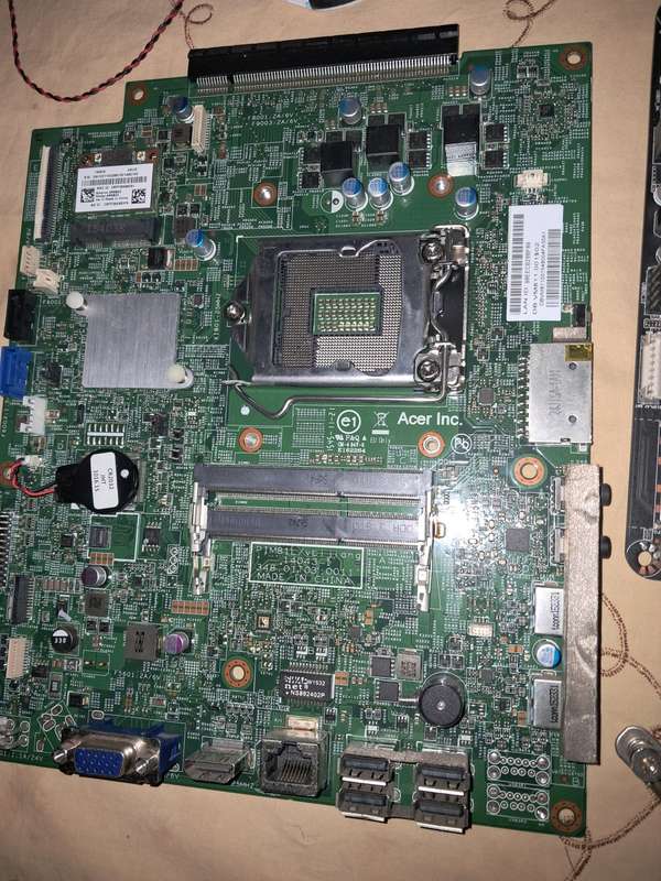 2 x Dismantled All In One Motherboards/CPU/Ram (Please Read Description)