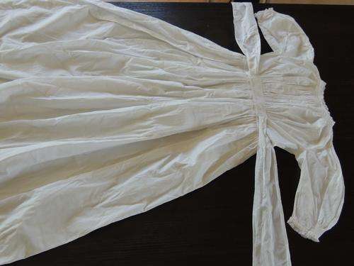 A LOVELY long antique Christening gown