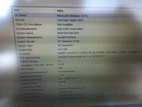 Hp Elitebook 2570p