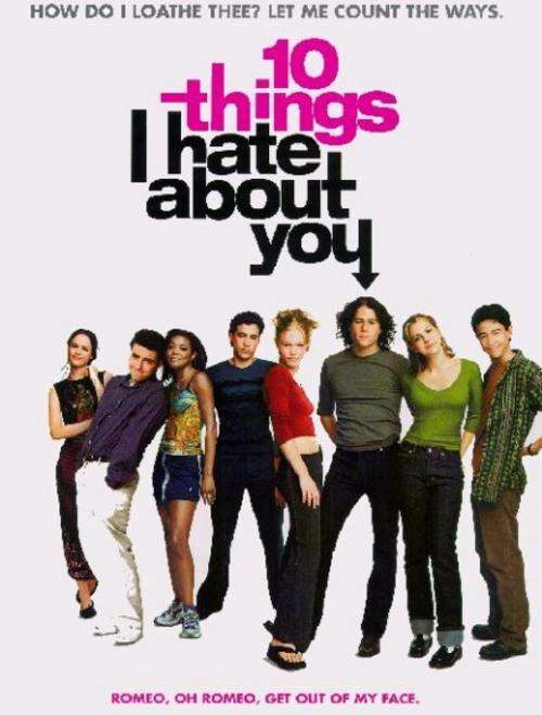 10 THINGS I HATE ABOUT YOU