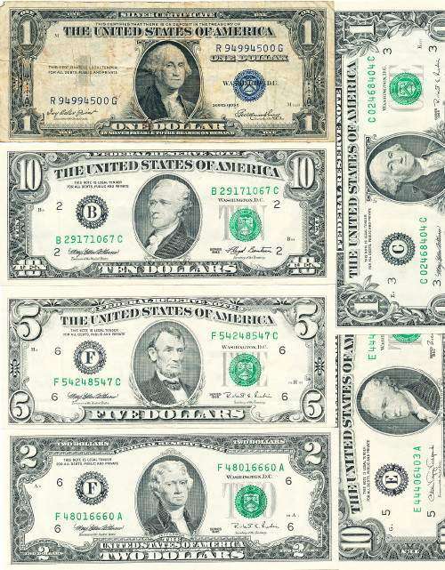 USA $$ Note Set (11)