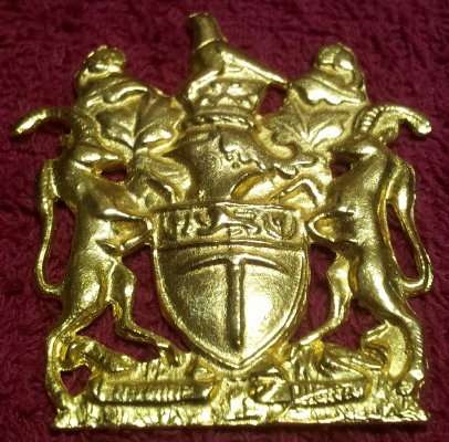 Rhodesia Army Regimental Sergeant Major (RSM) Rank Badge : RARE