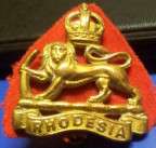 Rhodesian Army Badge : Original : Complete
