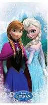 Frozen beach towel