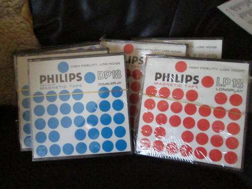 6 Unused Reel to Reel Tapes
