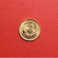 2 X KRUGER RAND ONE TENTH ounce 1993...BID ON 2