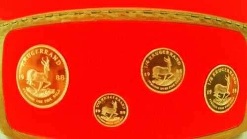 1988 PROOF KRUGERRAND GOLD REEF CITY mintmarked PRETIGE SET--mintage a possible 835